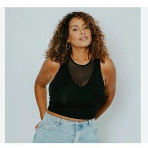 Klassy Network Mesh Brami Full Length - Black